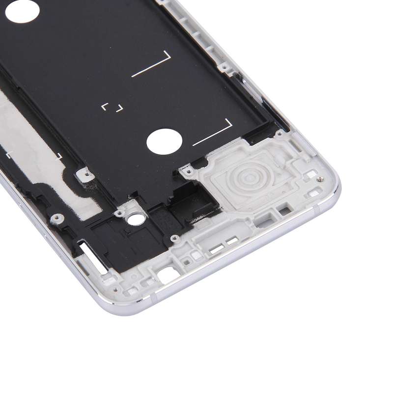 For Galaxy J7 (2016) / J710 Front Housing LCD Frame Bezel Plate (Grey)
