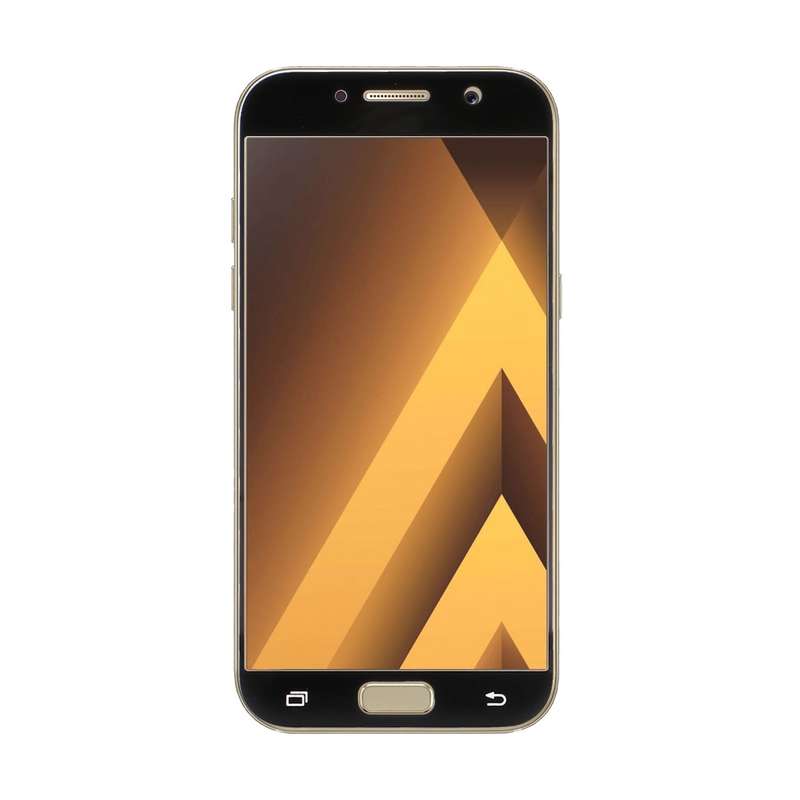 For Galaxy A7 (2017) / A720 0.33mm 9H Surface Hardness Silk-screen Full Screen Tempered Glass Screen