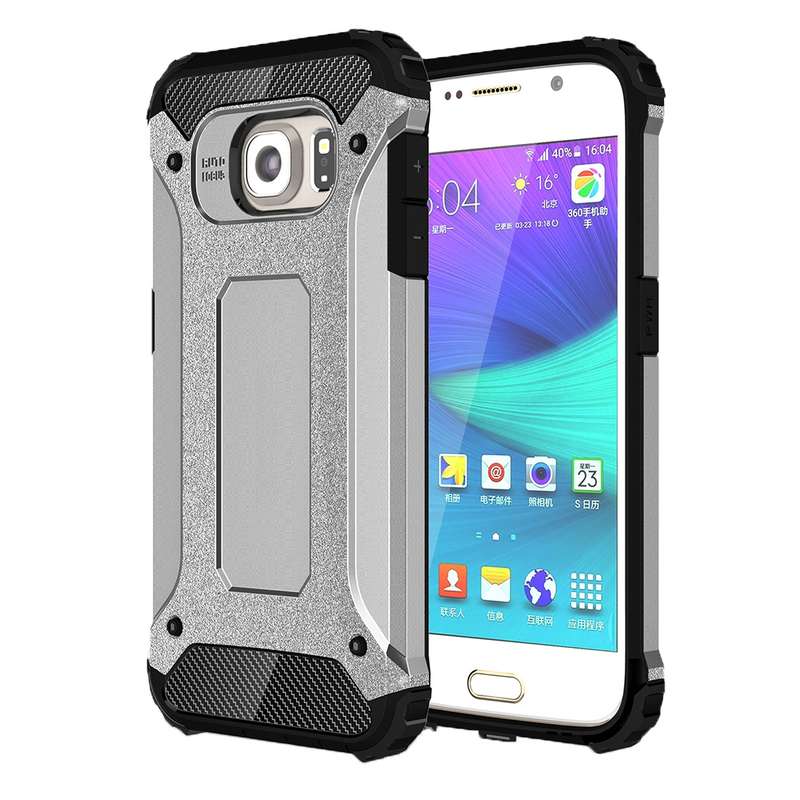 For Galaxy S6 / G920 Tough Armor TPU + PC Combination Case (Grey)