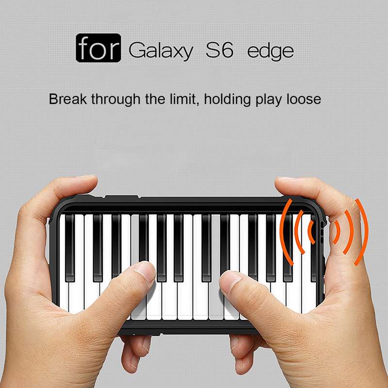 For Galaxy S6 Edge / G925 Tough Armor TPU + PC Combination Case (Grey)