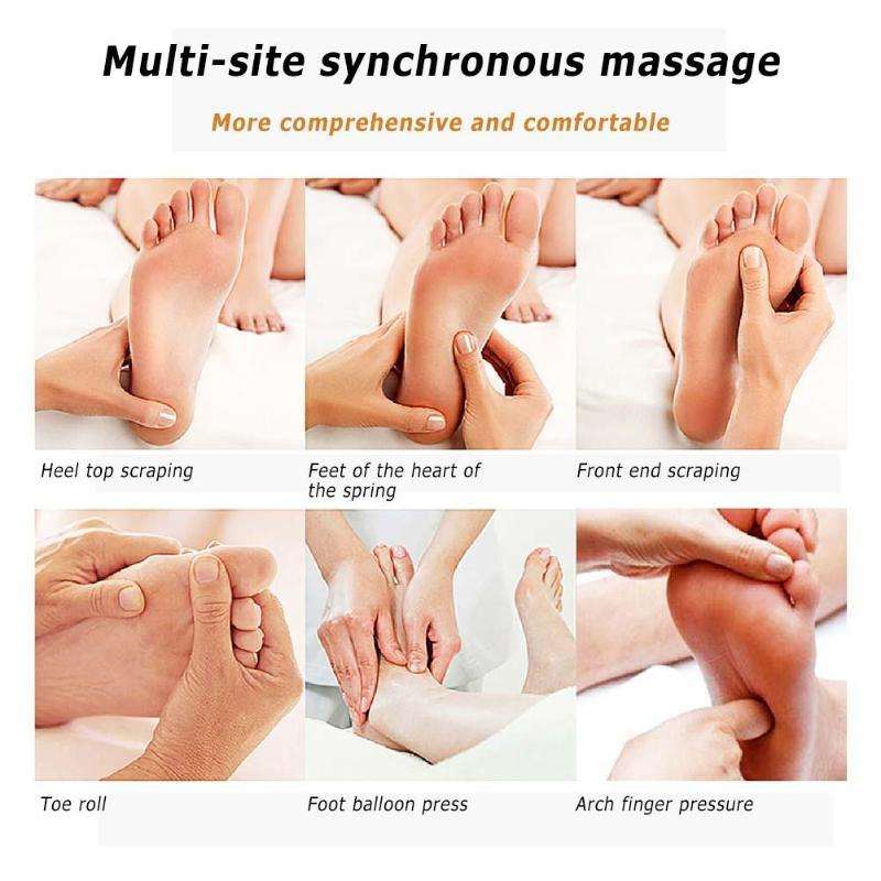 EMS Rechargeable Pulse Foot Massage Machine Foot Pad Physical Therapy with Remote Control