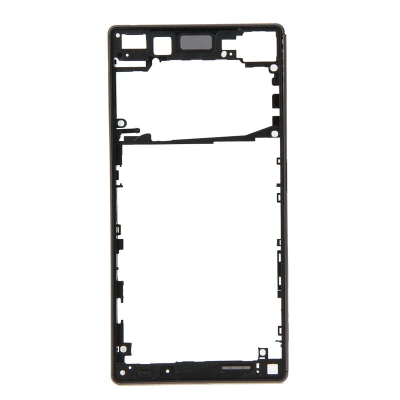 Front Bezel for Sony Xperia Z5 (Single SIM Card Version) (Black)