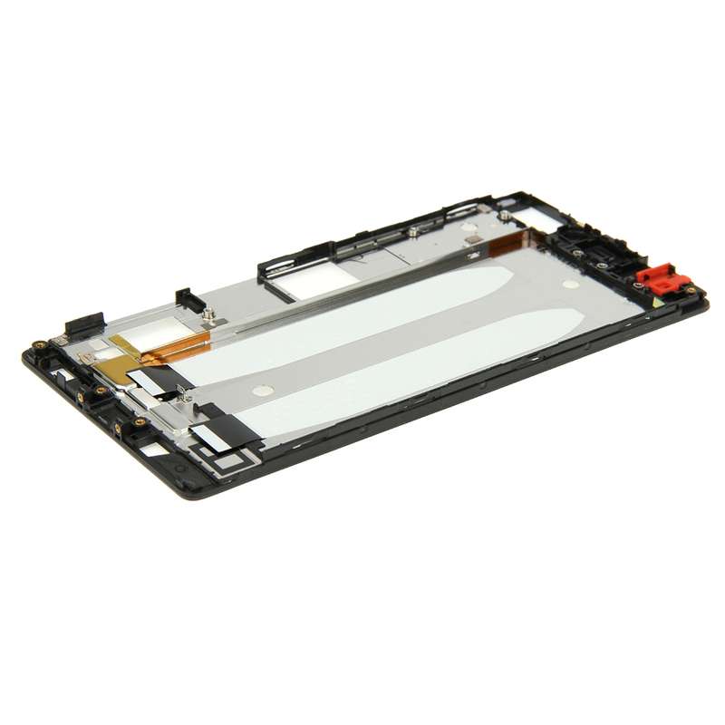 For Huawei P8 Front Housing LCD Frame Bezel Plate(White)