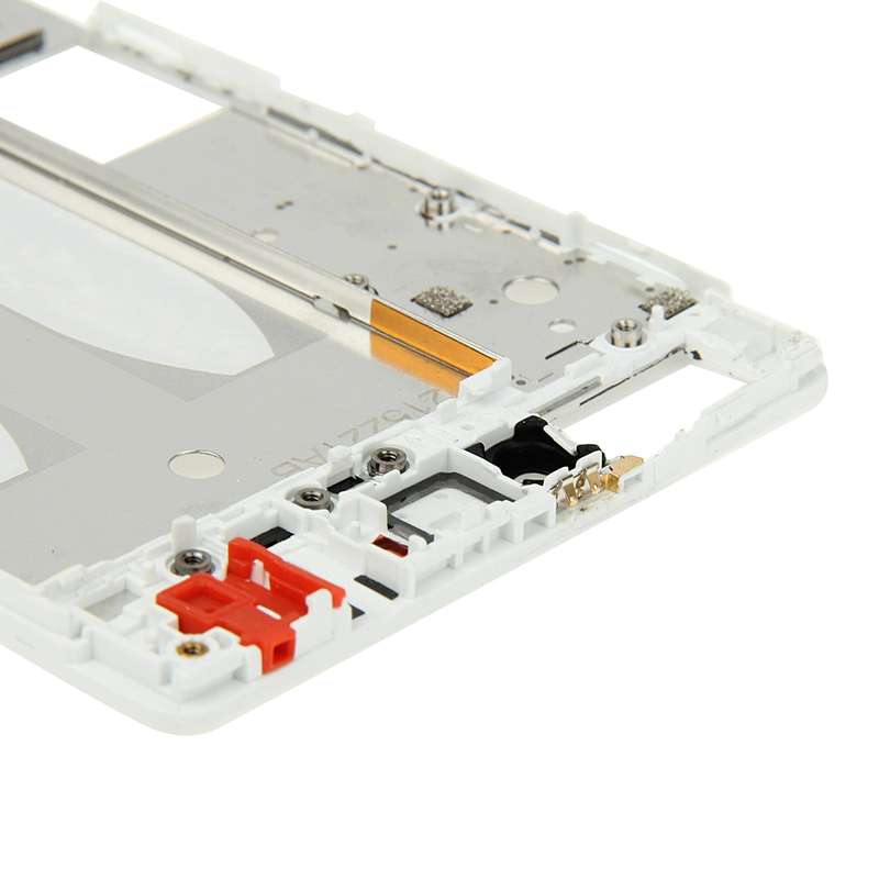 For Huawei P8 Front Housing LCD Frame Bezel Plate(White)