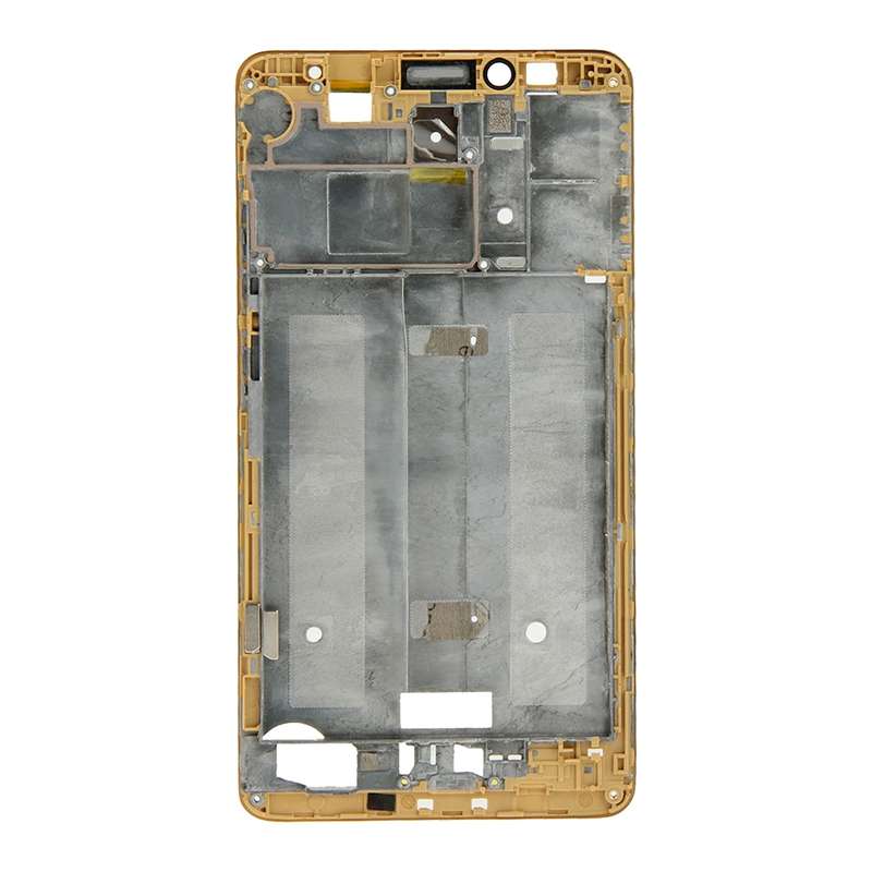 For Huawei Ascend Mate 7 Front Housing LCD Frame Bezel Plate(Gold)