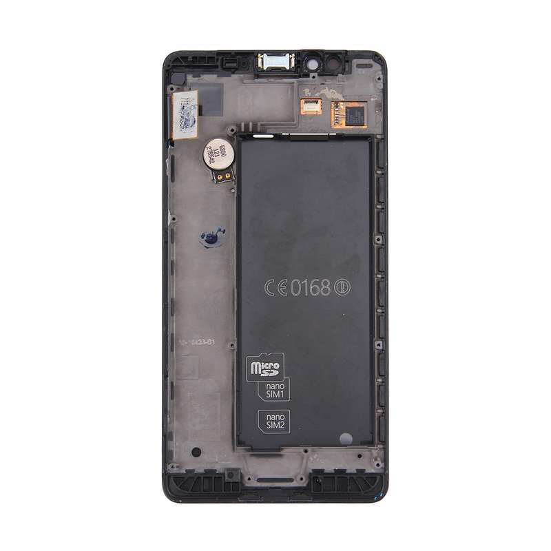 LCD Screen and Digitizer Full Assembly with Frame For Microsoft Lumia 950 (Black)
