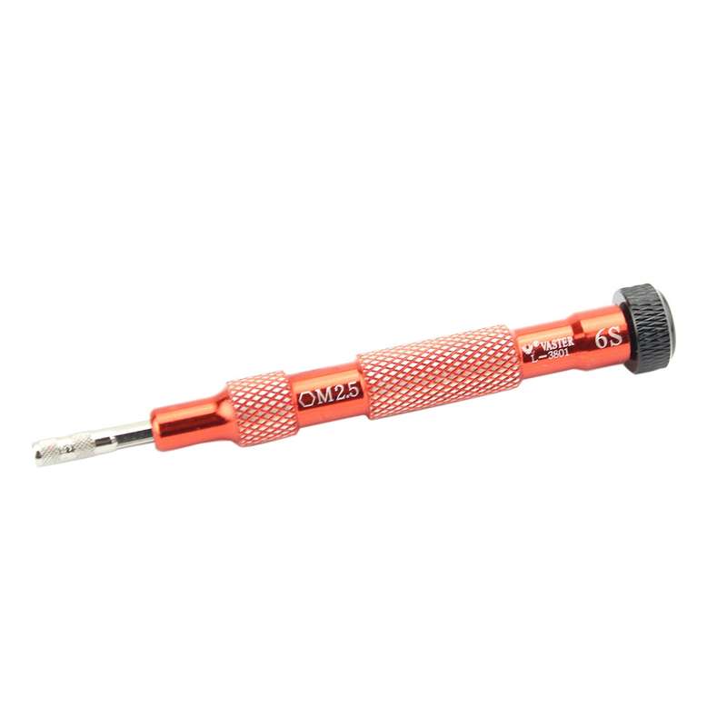 L-3801 For iPhone 6s Middle Plate Professional M2.5 Inner Hexagon Screwdriver Repair Tools(Red)