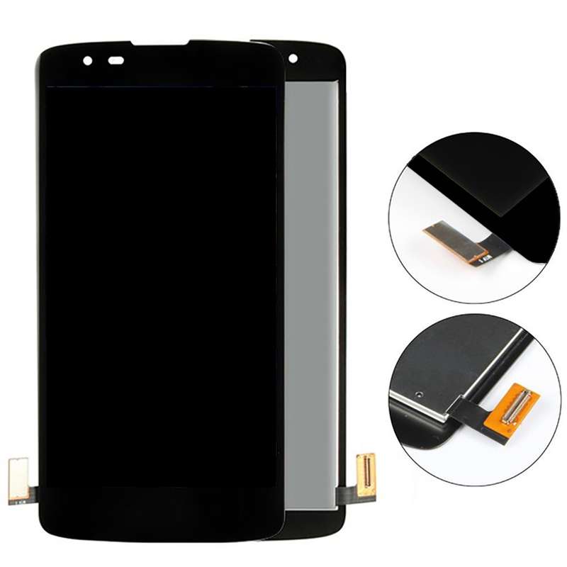 TFT LCD Screen for LG K8 (2016)Digitizer Full Assembly with Frame(Black)