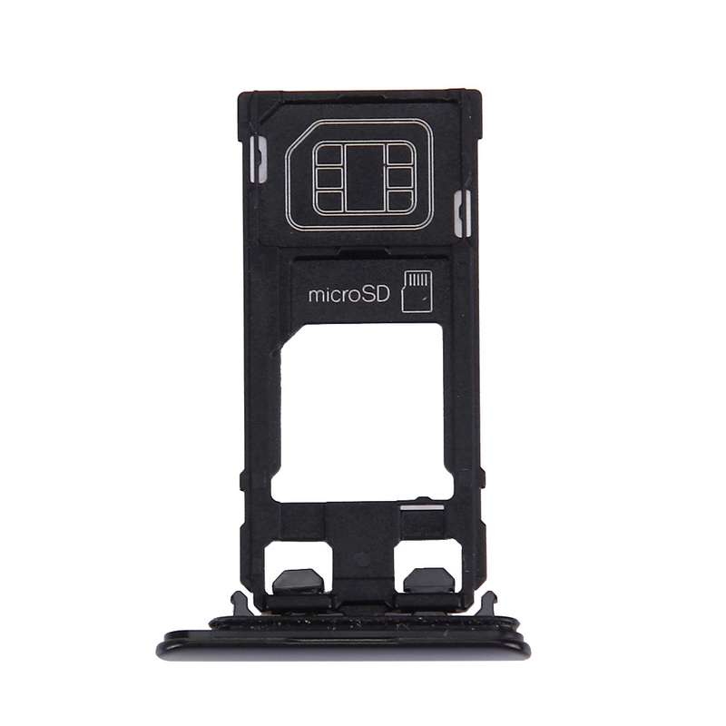 SIM Card Tray + Micro SD Card Tray for Sony Xperia XZ (Single SIM Version)(Dark Blue)