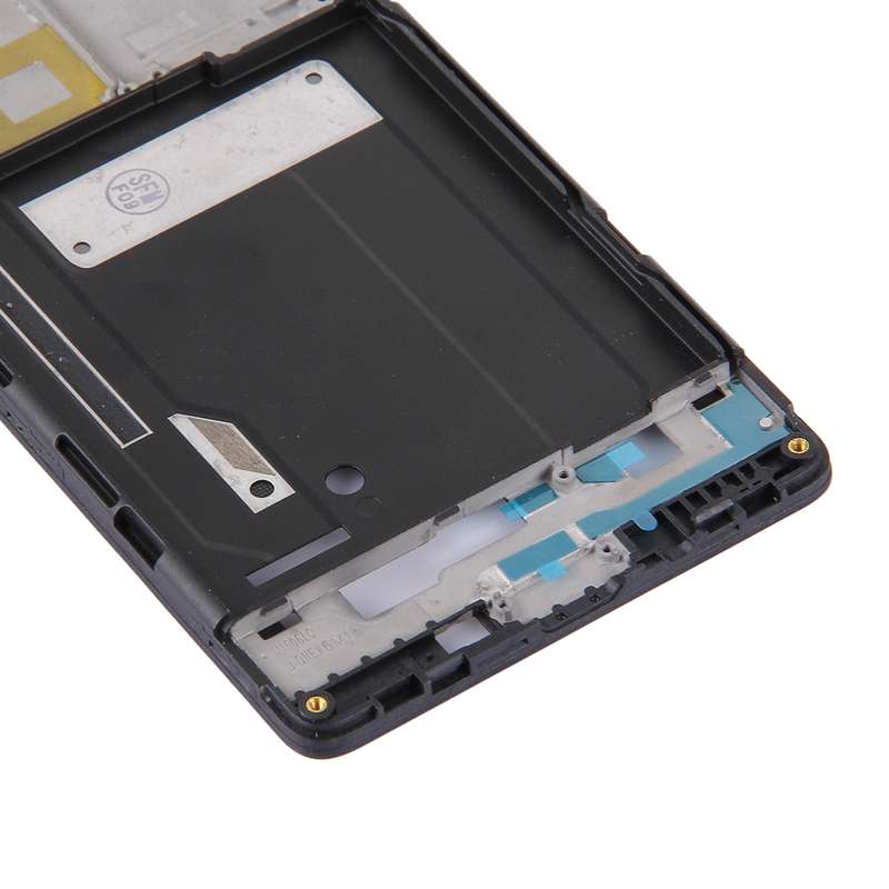 For Xiaomi Mi 4c Front Housing LCD Frame Bezel(Black)