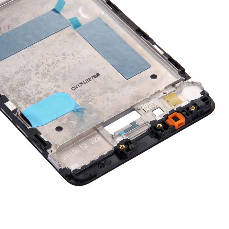 For Huawei Honor V8 Front Housing LCD Frame Bezel Plate(Black)
