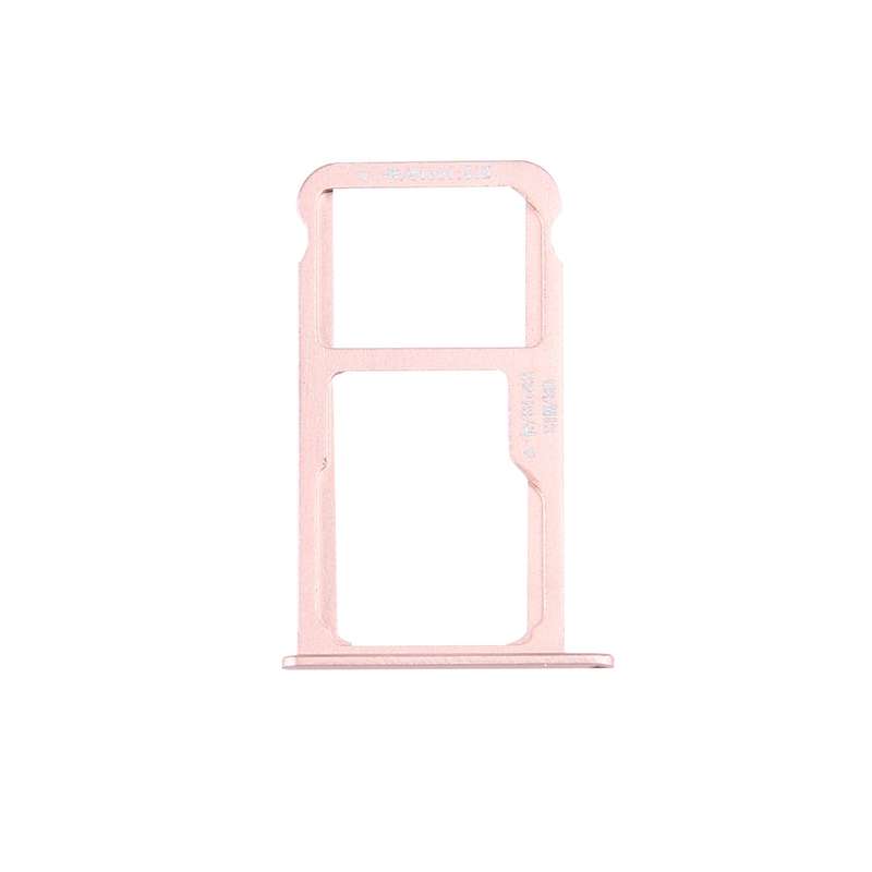 For Huawei Honor V8 Nano SIM + Micro SD / Nano SIM Card Tray(Gold)