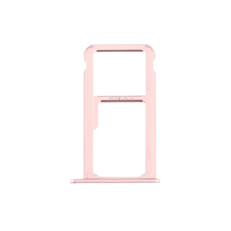 For Huawei Honor V8 Nano SIM + Micro SD / Nano SIM Card Tray(Gold)