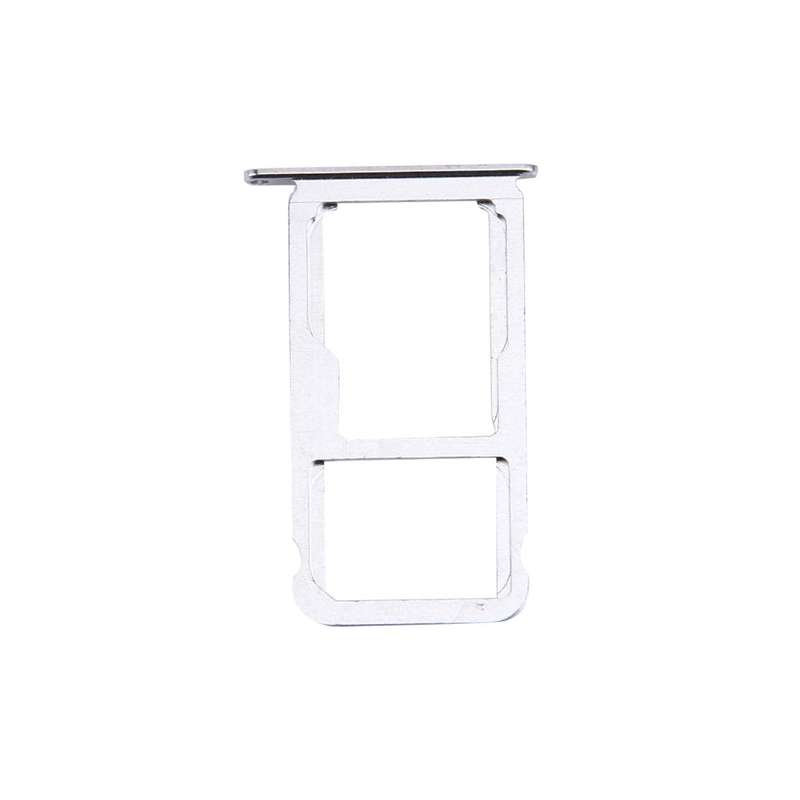 For Huawei P9 Nano SIM + Micro SD / Nano SIM Card Tray(Silver)
