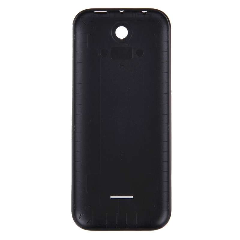 Solid Color Plastic Battery Back Cover for Nokia 225 (Black)
