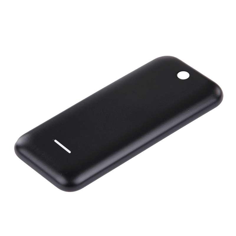 Solid Color Plastic Battery Back Cover for Nokia 225 (Black)