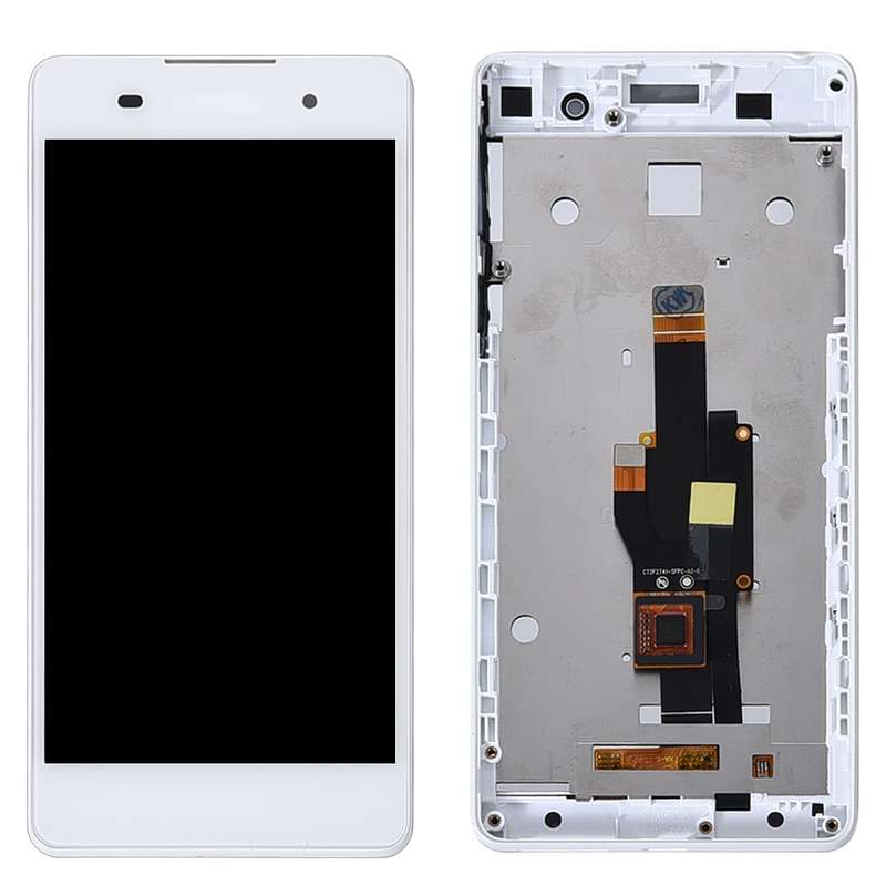 OEM LCD Screen for Sony Xperia E5 F3311 F3313 Digitizer Full Assembly with Frame(Black)
