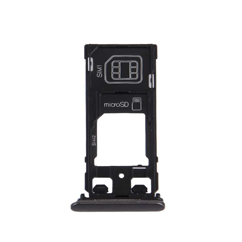 SIM Card Tray + Micro SD / SIM Card Tray + Card Slot Port Dust Plug for Sony Xperia X (Dual SIM Vers
