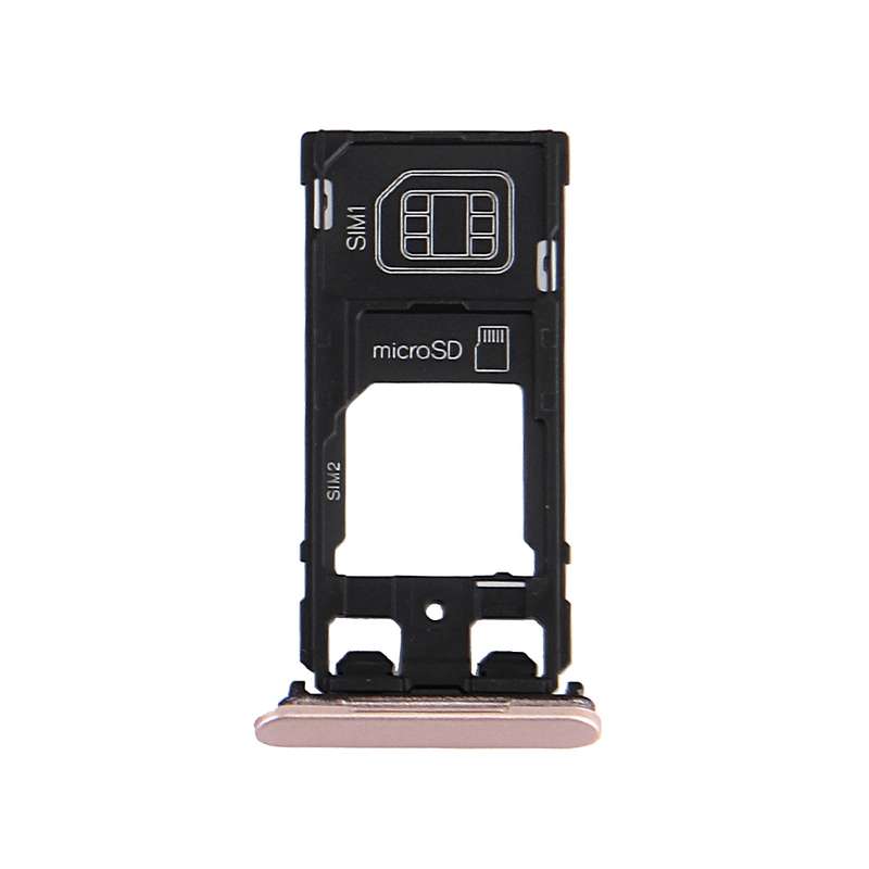 SIM Card Tray + Micro SD / SIM Card Tray + Card Slot Port Dust Plug for Sony Xperia X (Dual SIM Vers