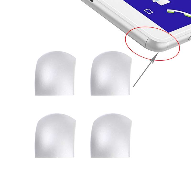 4 PCS Front Bezel Edge for Sony Xperia C4(Black)