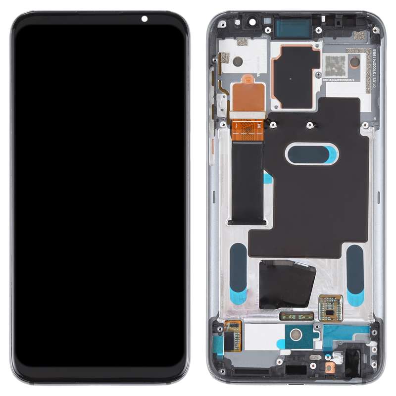 Original LCD Screen for Meizu 16 / 16th / M882H / M882Q Digitizer Full Assembly with Frame(White)