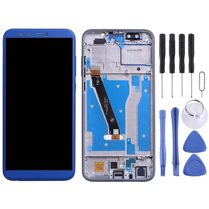 OEM LCD Screen for Huawei Honor 9 Lite Digitizer Full Assembly with Frame (Grey)