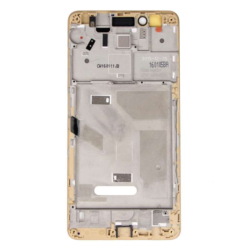 For Huawei Honor 5X / GR5 Front Housing LCD Frame Bezel Plate(Gold)