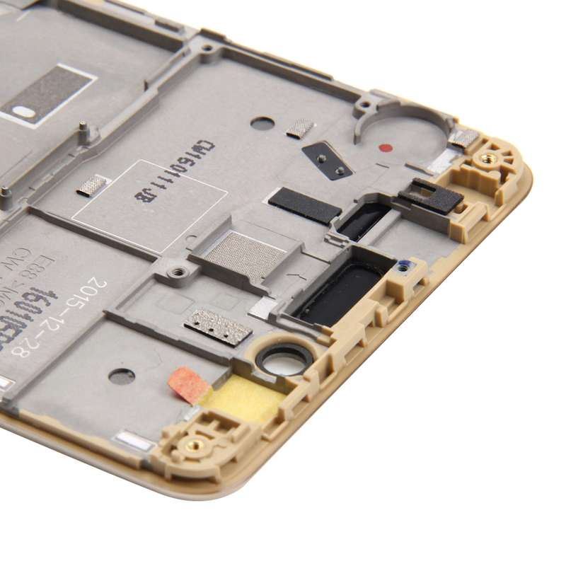 For Huawei Honor 5X / GR5 Front Housing LCD Frame Bezel Plate(Gold)