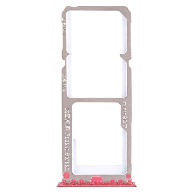 For OPPO A3 2 x SIM Card Tray + Micro SD Card Tray (Blue)