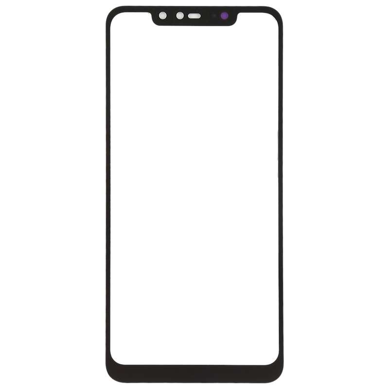 Front Screen Outer Glass Lens for Xiaomi Redmi Note 6 Pro(Black)