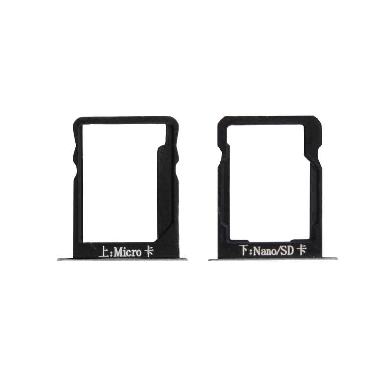 For Huawei Mate 7 SIM Card Tray and Micro SD Card Tray(Silver)