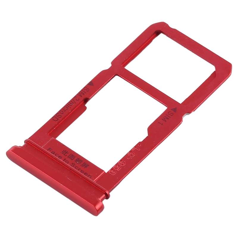 For OPPO R15 SIM Card Tray + SIM Card Tray / Micro SD Card Tray (Black)