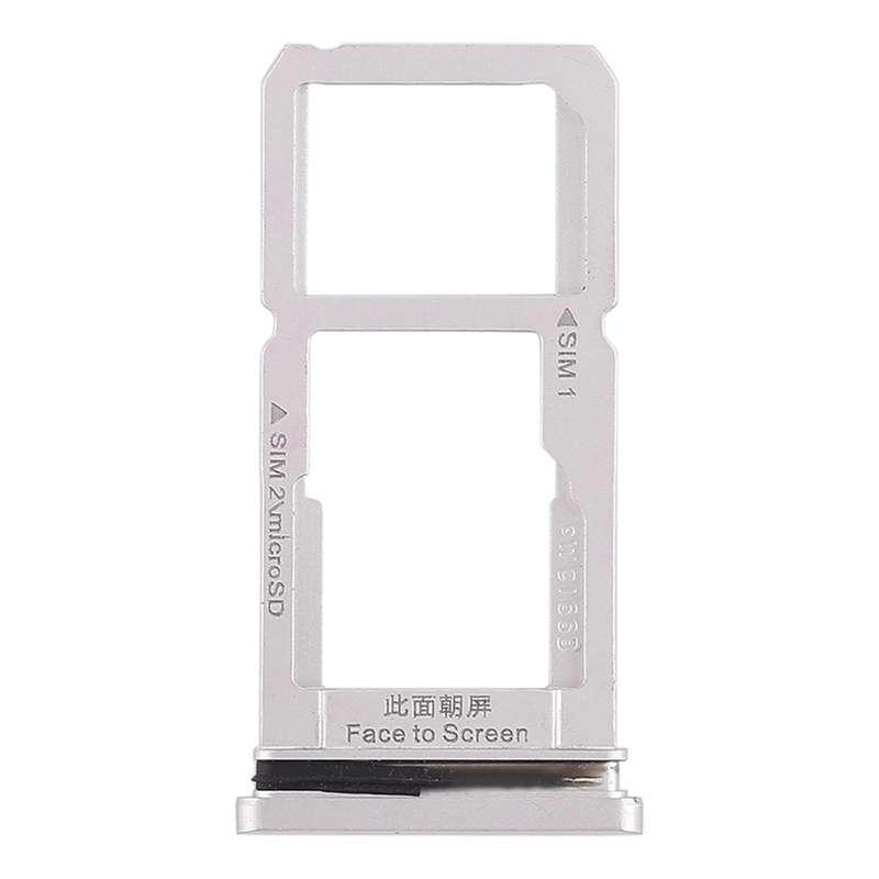 For OPPO R15 SIM Card Tray + SIM Card Tray / Micro SD Card Tray (Black)