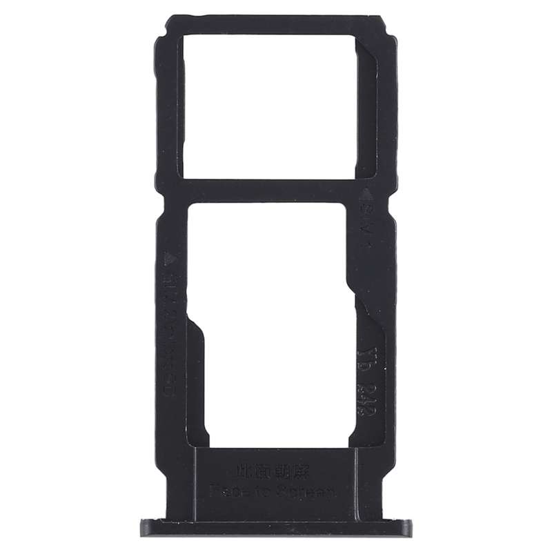For OPPO R11 Plus SIM Card Tray + SIM Card Tray / Micro SD Card Tray (Silver)
