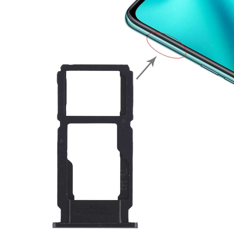 For OPPO R11 Plus SIM Card Tray + SIM Card Tray / Micro SD Card Tray (Silver)