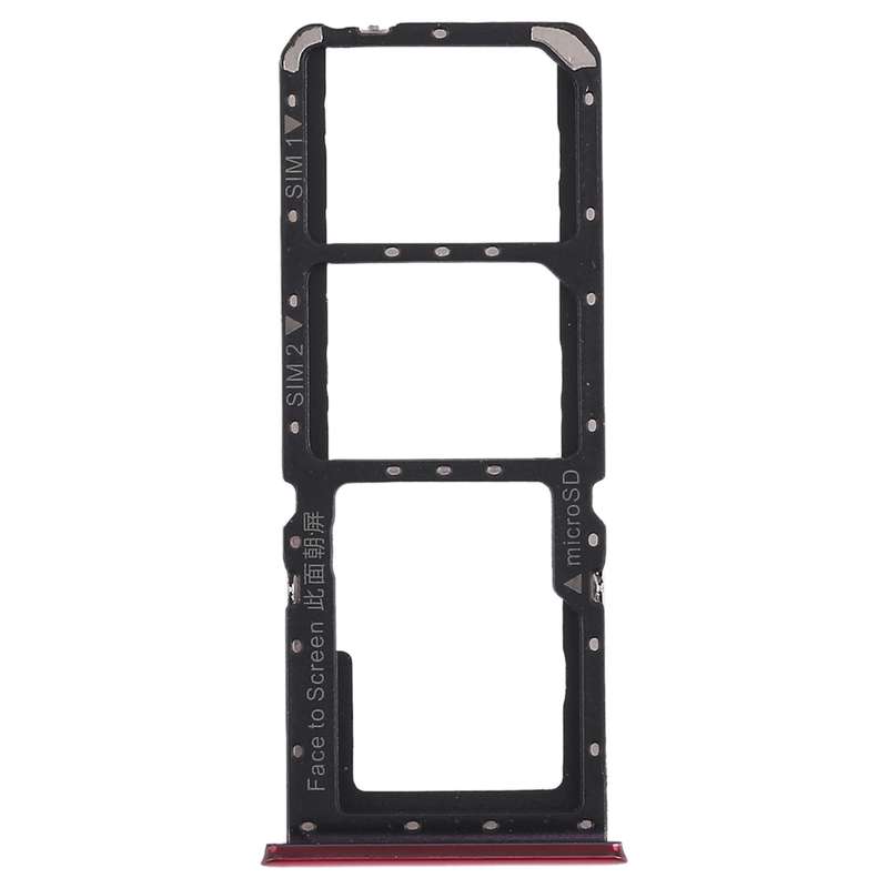 For OPPO K1 2 x SIM Card Tray + Micro SD Card Tray (Green)