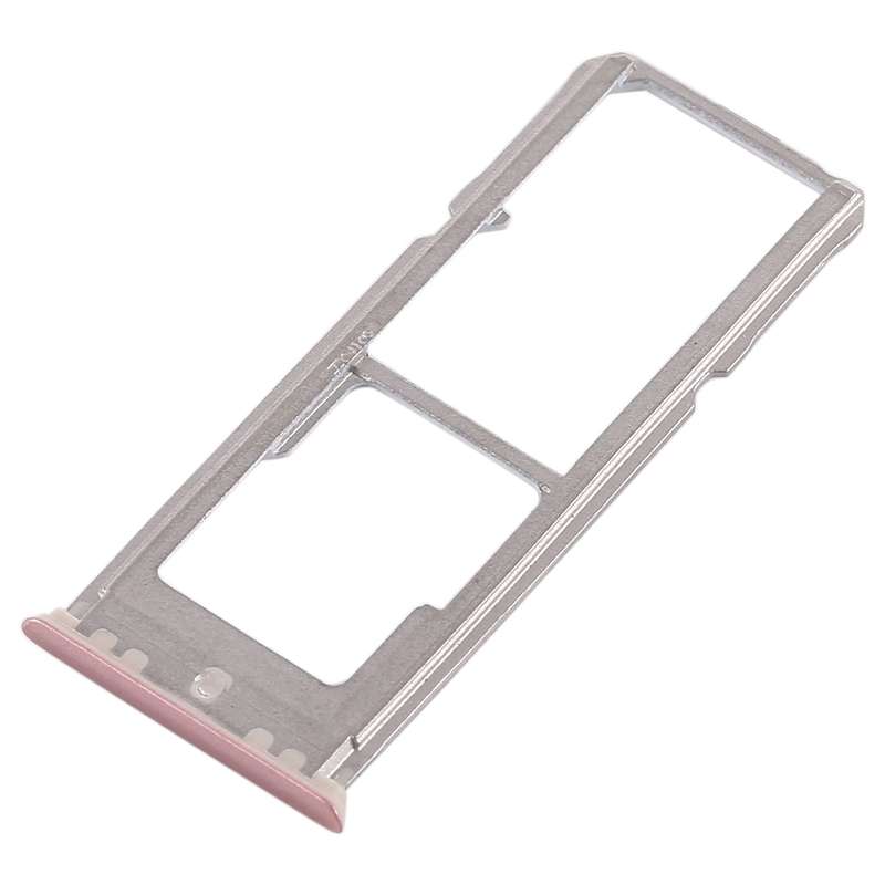 For OPPO A77 2 x SIM Card Tray + Micro SD Card Tray (Black)