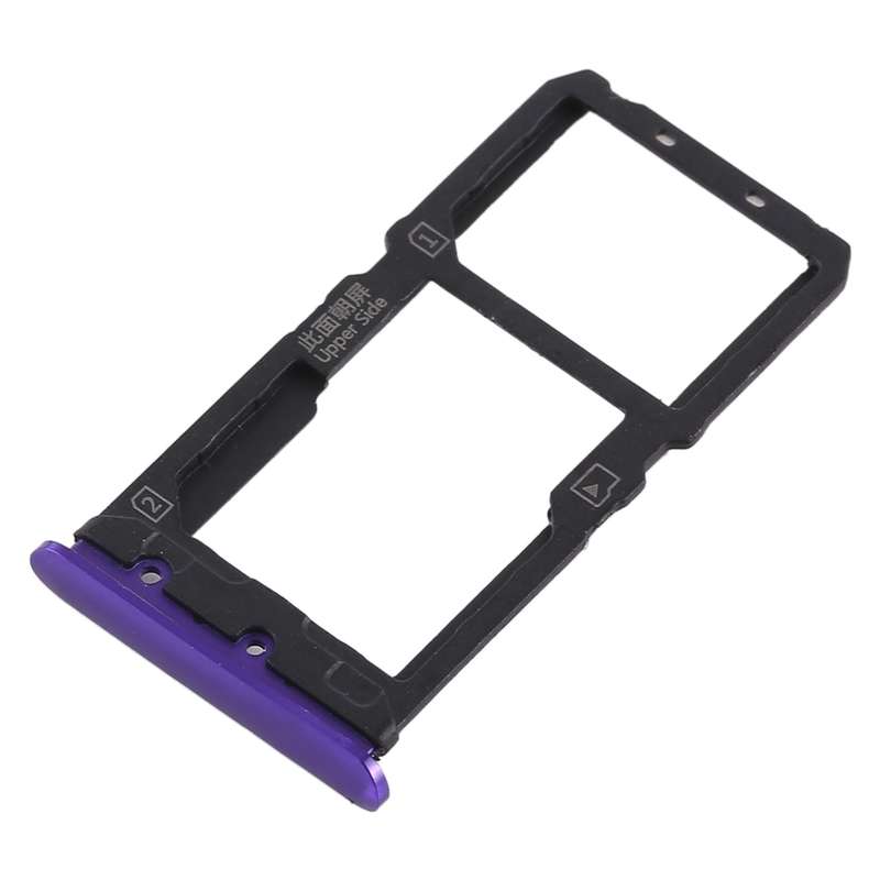 For Vivo X21 SIM Card Tray + SIM Card Tray / Micro SD Card Tray (Silver)