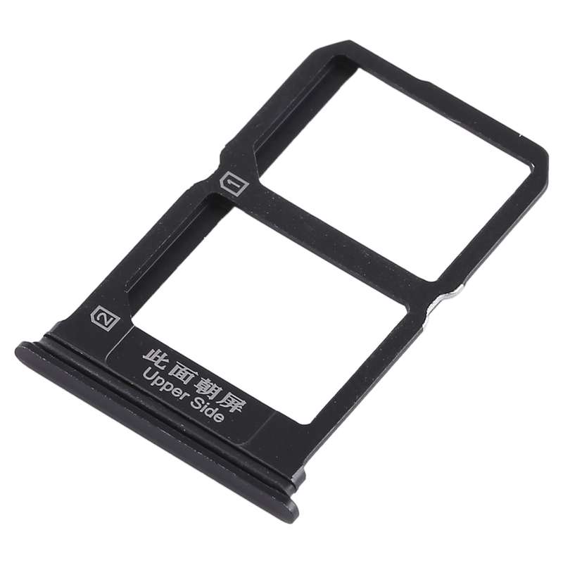 For Vivo X9 2 x SIM Card Tray (Black)