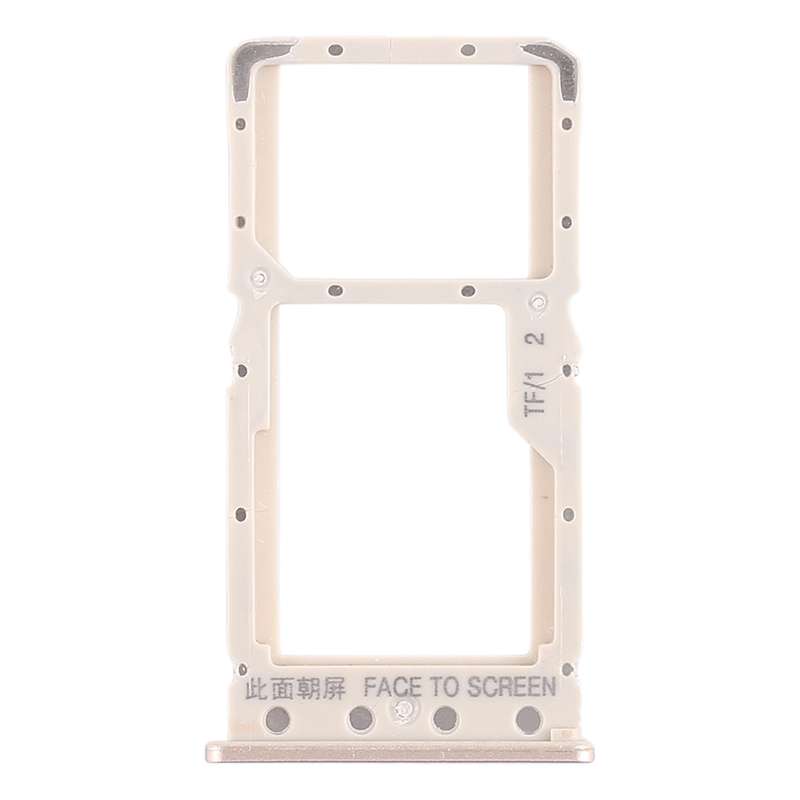 SIM Card Tray + SIM Card Tray / Micro SD Card Tray for Xiaomi Redmi 6 / Redmi 6A(Silver)