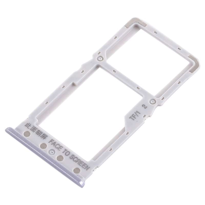SIM Card Tray + SIM Card Tray / Micro SD Card Tray for Xiaomi Redmi 6 / Redmi 6A(Silver)