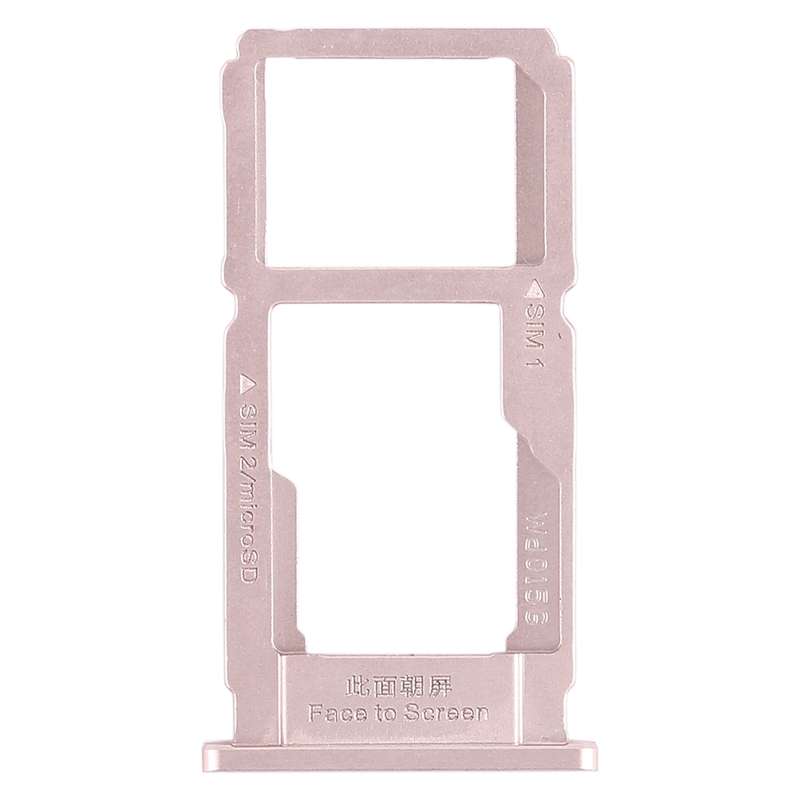 For OPPO R11s Plus SIM Card Tray + SIM Card Tray / Micro SD Card Tray (Black)
