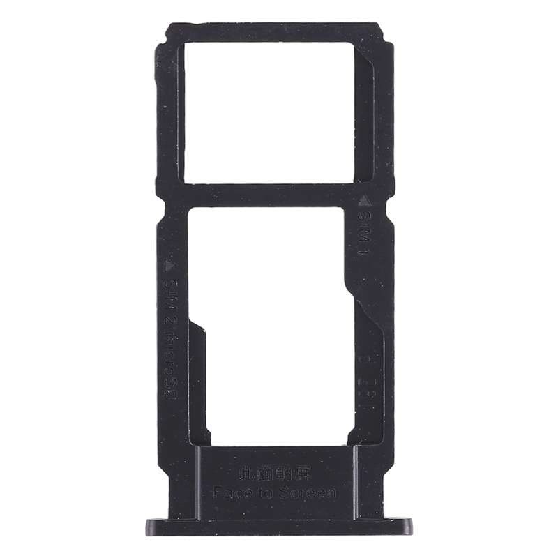 For OPPO R11s SIM Card Tray + SIM Card Tray / Micro SD Card Tray (Red)