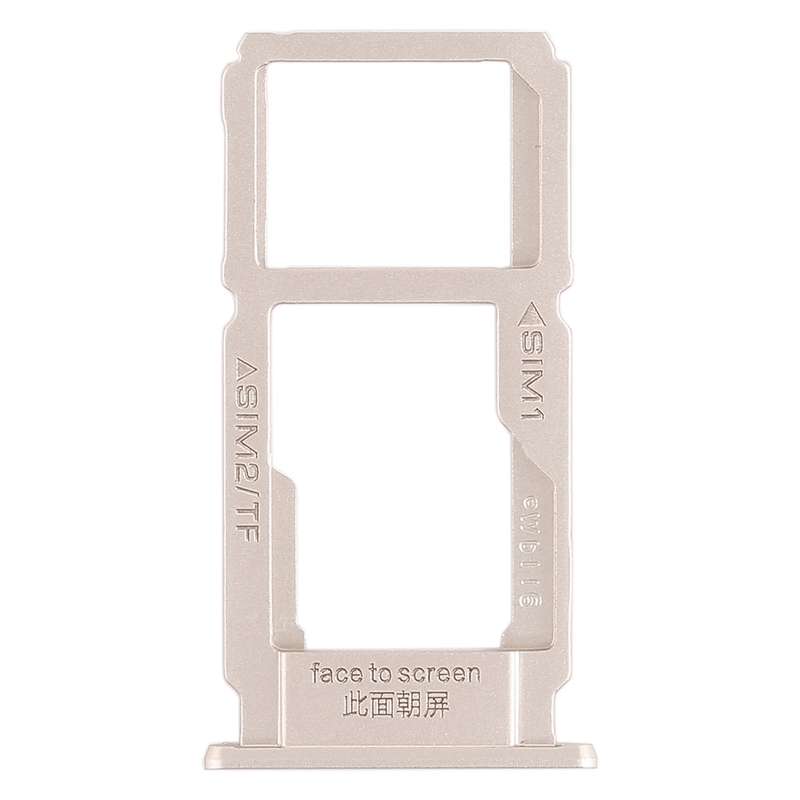 For OPPO R9sk SIM Card Tray + SIM Card Tray / Micro SD Card Tray (Black)