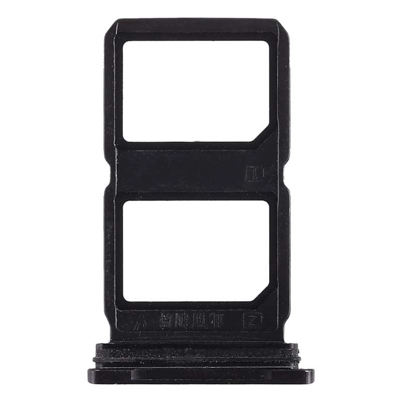 For Vivo Xplay6 2 x SIM Card Tray (Black)