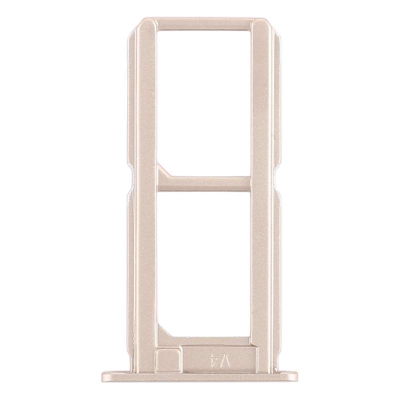 For Vivo X7 2 x SIM Card Tray (Gold)