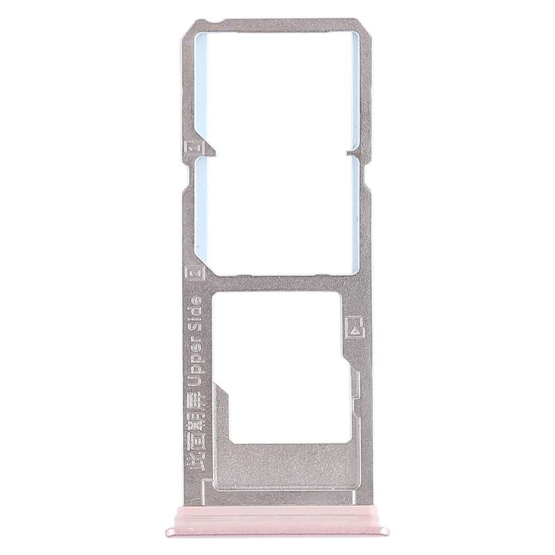 For Vivo Y79 2 x SIM Card Tray + Micro SD Card Tray (Gold)