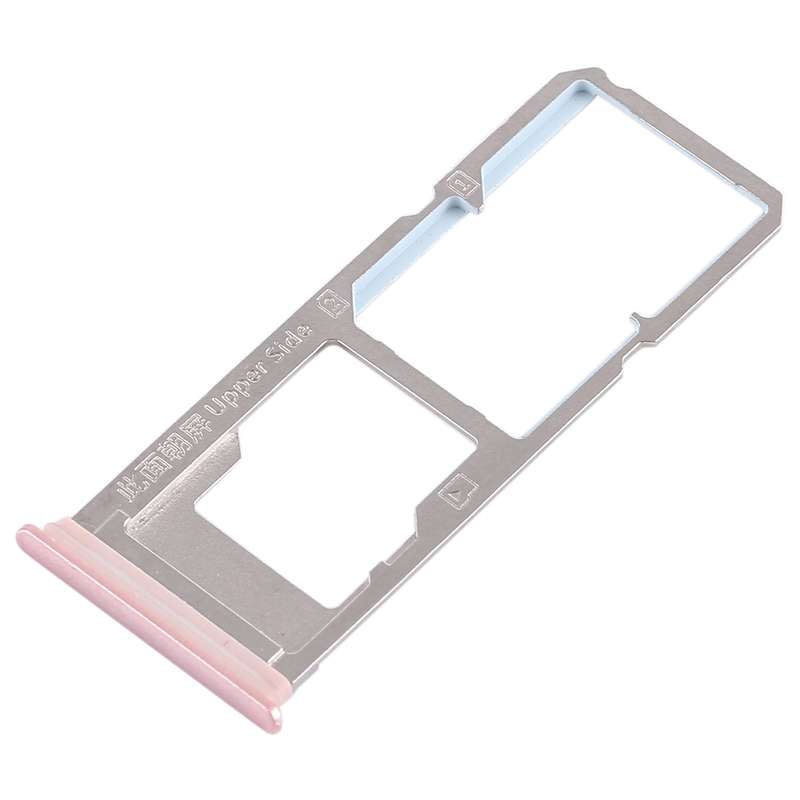 For Vivo Y79 2 x SIM Card Tray + Micro SD Card Tray (Gold)