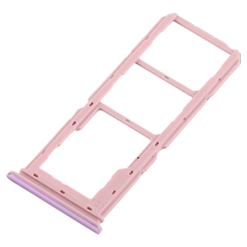 For Vivo Y97 2 x SIM Card Tray + Micro SD Card Tray (Blue)