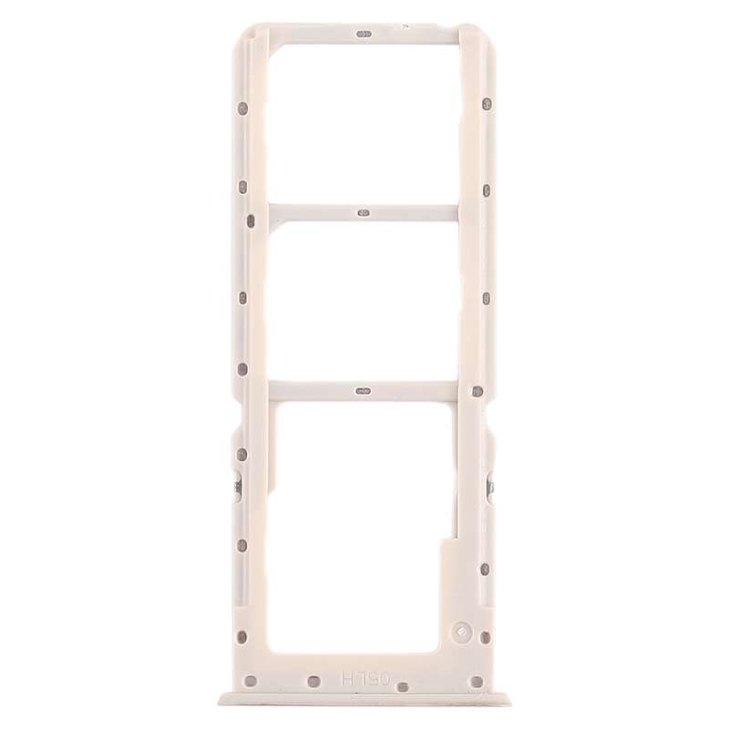 For OPPO A5 / A3s 2 x SIM Card Tray + Micro SD Card Tray (Blue)